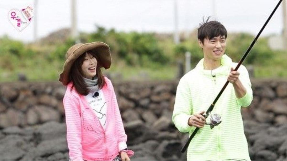 Cặp đôi Oh Min Suk và Kang Ye Won trong We Got Married.