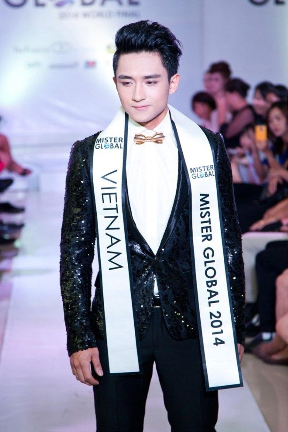 Nam vương ảnh của cuộc thi Mister Global 2014 - Hữu Vi.